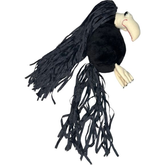 VTG Kamar Kicks Mirdok Vulture Buzzard Bird Plush 15” W/Tags Rare Creepy HTF - Picture 7 of 16